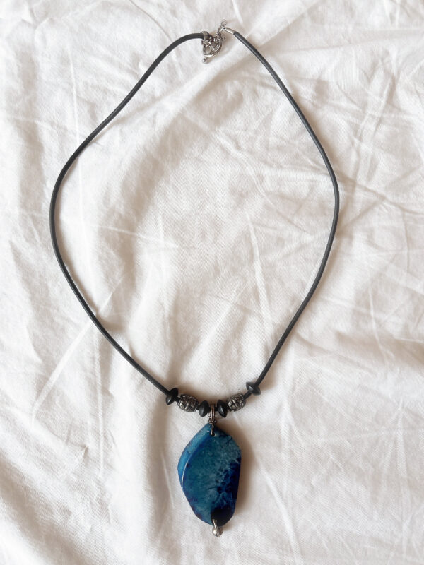 Collar azurita