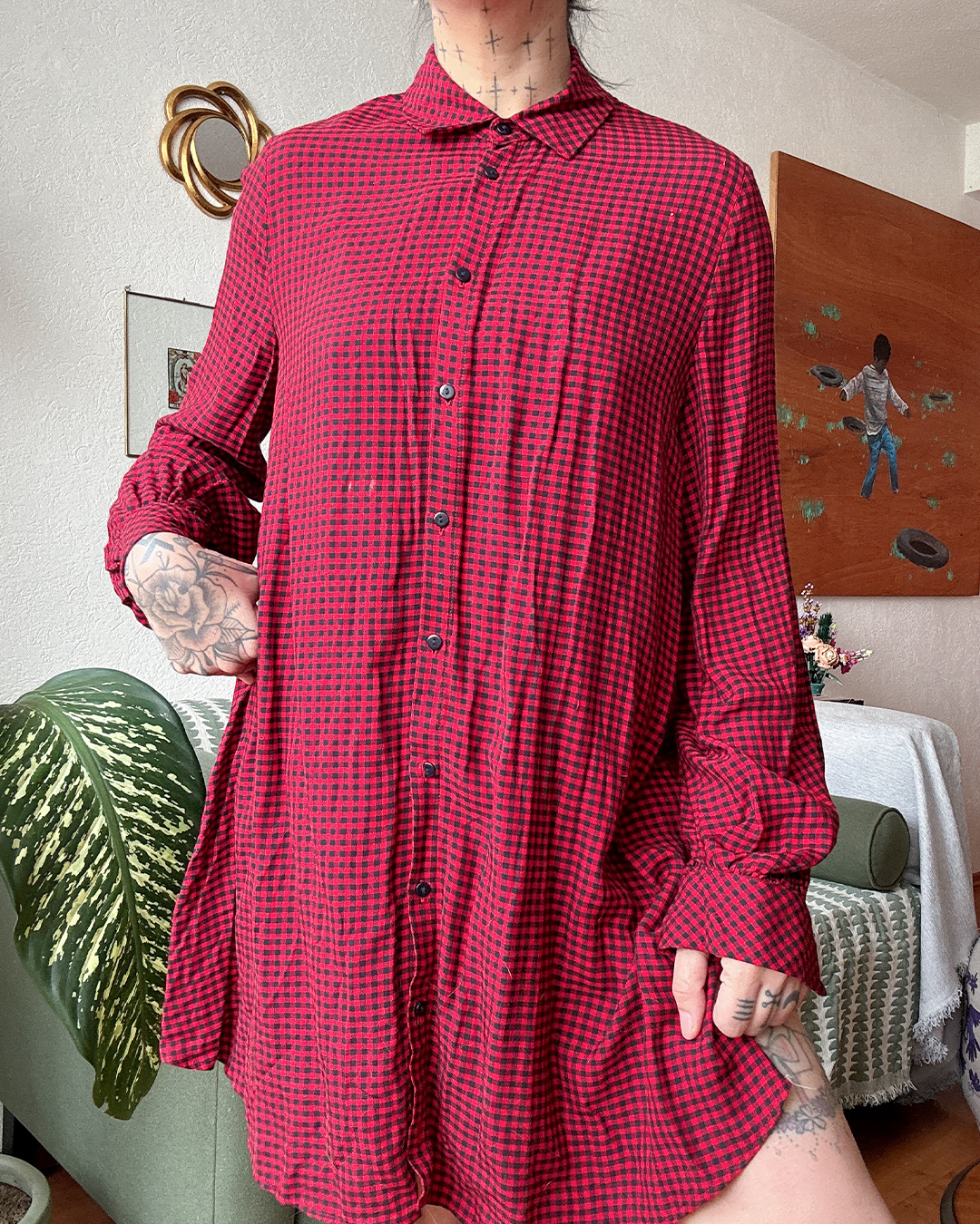 Vestido cuadros