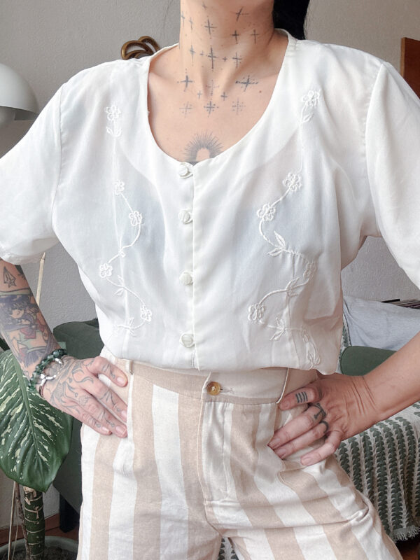 Top blanco