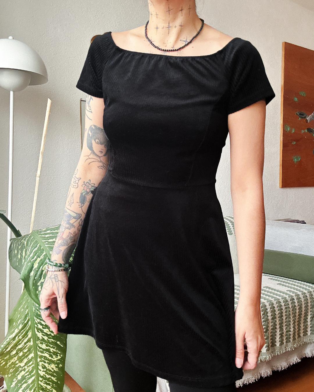 Vestido pana