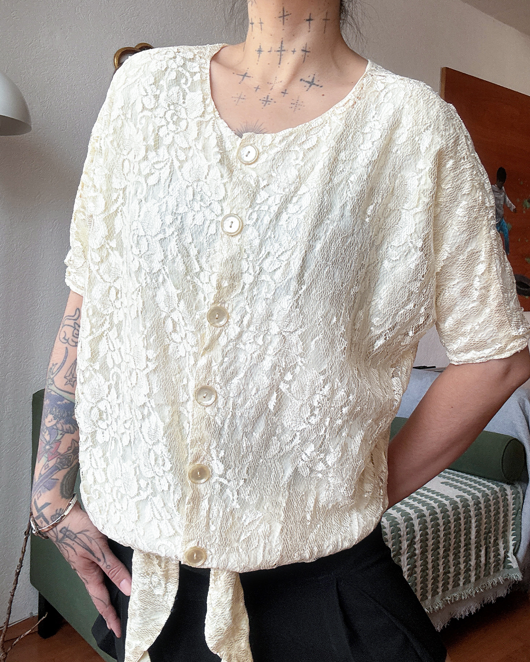 Blusa encaje